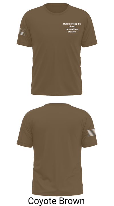 Black sheep St cloud recruiting station 39121600 Short Sleeve Performance Shirt - 16