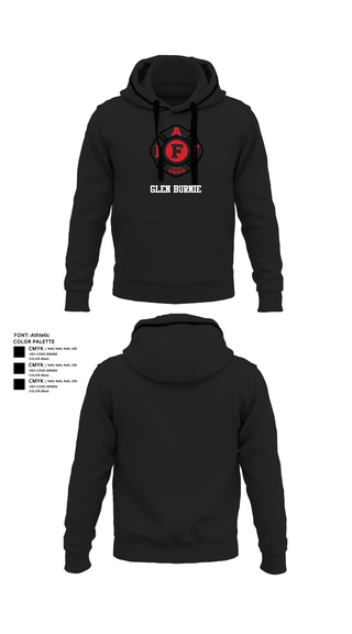 Hoodie, Glen Burnie, Fire Department, Teamtime, Team time, sublimation, custom sports apparel, team uniforms, spirit wear, spiritwear, sports uniforms, custom shirts, team store, custom team store, fundraiser sports, apparel fundraiser