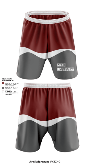 Athletic Shorts With Pockets, Mays Orchestra, Spirit Store, Teamtime, Team time, sublimation, custom sports apparel, team uniforms, spirit wear, spiritwear, sports uniforms, custom shirts, team store, custom team store, fundraiser sports, apparel fundraiser