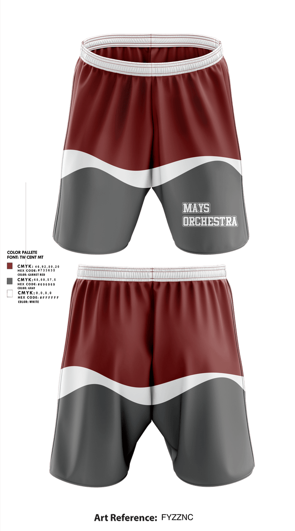Athletic Shorts With Pockets, Mays Orchestra, Spirit Store, Teamtime, Team time, sublimation, custom sports apparel, team uniforms, spirit wear, spiritwear, sports uniforms, custom shirts, team store, custom team store, fundraiser sports, apparel fundraiser
