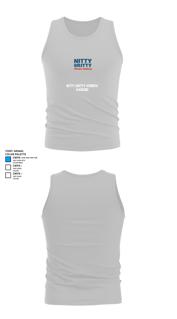 Tank Top, Nitty Gritty Window washing, , Teamtime, Team time, sublimation, custom sports apparel, team uniforms, spirit wear, spiritwear, sports uniforms, custom shirts, team store, custom team store, fundraiser sports, apparel fundraiser