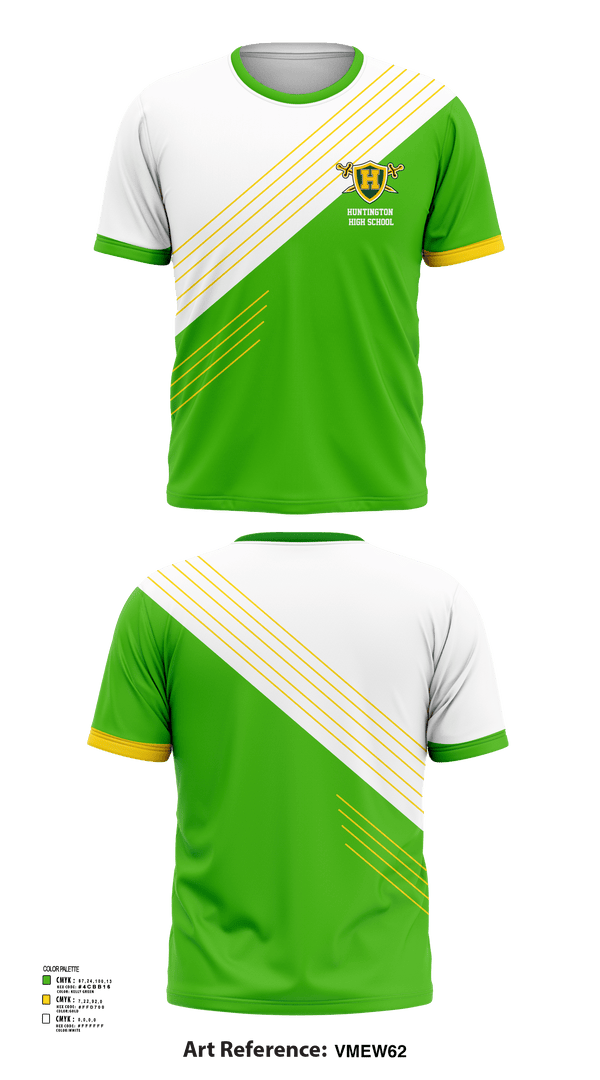 Short Sleeve Performance Shirt, Huntington High School, Tennis, Teamtime, Team time, sublimation, custom sports apparel, team uniforms, spirit wear, spiritwear, sports uniforms, custom shirts, team store, custom team store, fundraiser sports, apparel fundraiser