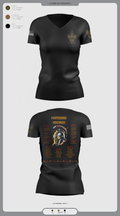 H2 52890180 Women's Short Sleeve V-neck Shirt - 3