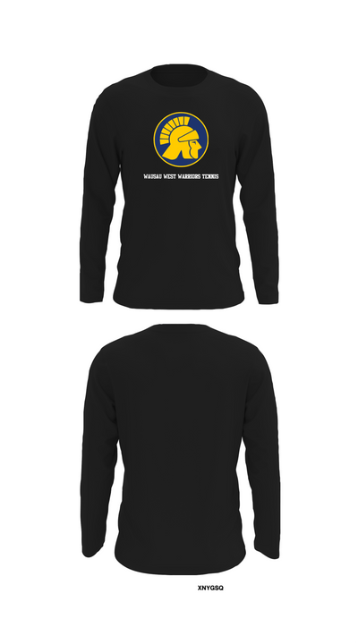 Wausau West Warriors Tennis 24400380 Long Sleeve Performance Shirt 27