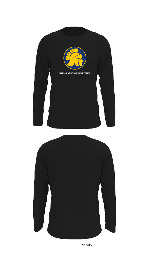 Long Sleeve Performance Shirt, Wausau West Warriors Tennis, Tennis, Teamtime, Team time, sublimation, custom sports apparel, team uniforms, spirit wear, spiritwear, sports uniforms, custom shirts, team store, custom team store, fundraiser sports, apparel fundraiser