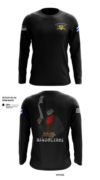 Long Sleeve Performance Shirt, Bandoleros, , Teamtime, Team time, sublimation, custom sports apparel, team uniforms, spirit wear, spiritwear, sports uniforms, custom shirts, team store, custom team store, fundraiser sports, apparel fundraiser