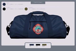 Duffle Bag, PVFR, Fire Department, Teamtime, Team time, sublimation, custom sports apparel, team uniforms, spirit wear, spiritwear, sports uniforms, custom shirts, team store, custom team store, fundraiser sports, apparel fundraiser