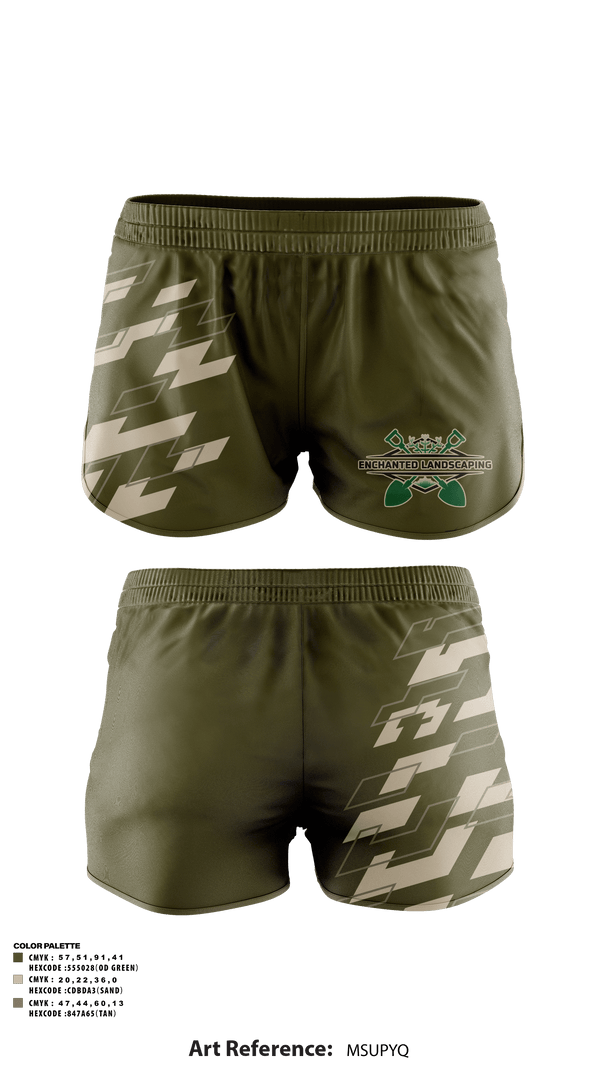 Track Shorts, Enchanted Landscaping, , Teamtime, Team time, sublimation, custom sports apparel, team uniforms, spirit wear, spiritwear, sports uniforms, custom shirts, team store, custom team store, fundraiser sports, apparel fundraiser