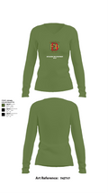 Bethlehem Fire Department E6/L2 76830300 Women's Long Sleeve V-neck Shirt - 42