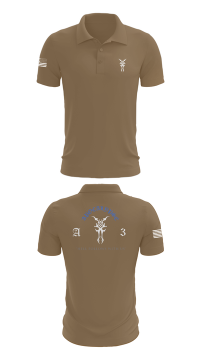 Apocalypse Platoon 49394201 Short Sleeve Performance Polo - 7