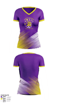Mendota High School Track and Field 70023215 Women's Short Sleeve V-neck Shirt - 1