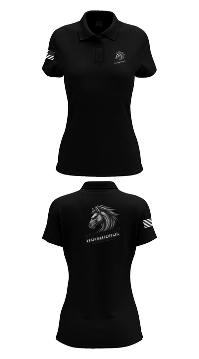 224th MI 54422647 Women's Short Sleeve Performance Polo  - 35