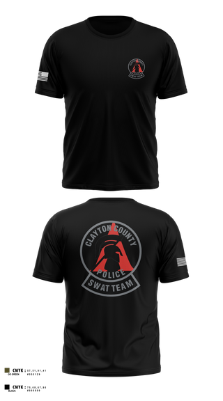 Old School Cotton Feel Shirt, Clayton County Police SWAT Team, Police, Teamtime, Team time, sublimation, custom sports apparel, team uniforms, spirit wear, spiritwear, sports uniforms, custom shirts, team store, custom team store, fundraiser sports, apparel fundraiser