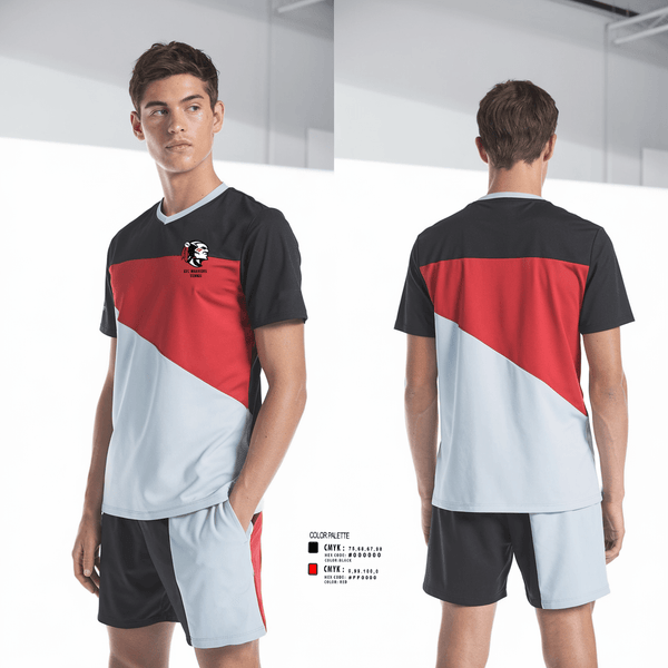 Short Sleeve Performance Shirt, EPC Warriors Tennis, Tennis, Teamtime, Team time, sublimation, custom sports apparel, team uniforms, spirit wear, spiritwear, sports uniforms, custom shirts, team store, custom team store, fundraiser sports, apparel fundraiser