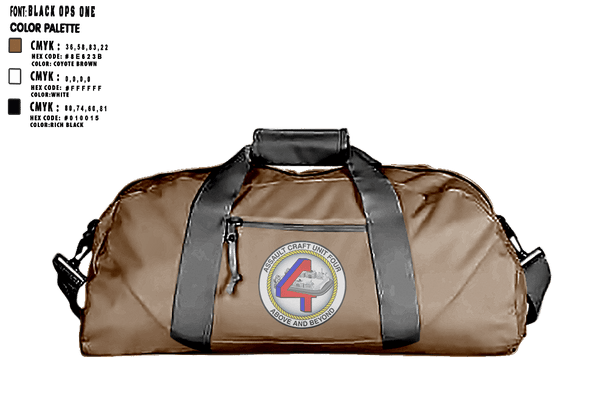 Duffle Bag, Assault Craft Unit Four, Navy, Teamtime, Team time, sublimation, custom sports apparel, team uniforms, spirit wear, spiritwear, sports uniforms, custom shirts, team store, custom team store, fundraiser sports, apparel fundraiser