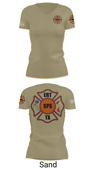 Womens Short Sleeve Vneck Shirt, Plant X ERT, , Teamtime, Team time, sublimation, custom sports apparel, team uniforms, spirit wear, spiritwear, sports uniforms, custom shirts, team store, custom team store, fundraiser sports, apparel fundraiser
