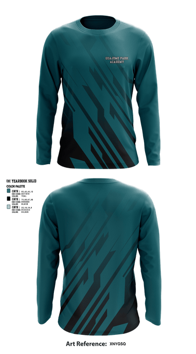 Guajome Park Academy, Frogs 79429248 Long Sleeve Performance Shirt 1