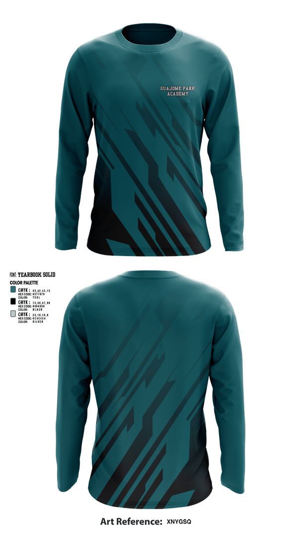 Long Sleeve Performance Shirt, Guajome Park Academy, Frogs, Spirit Store, Teamtime, Team time, sublimation, custom sports apparel, team uniforms, spirit wear, spiritwear, sports uniforms, custom shirts, team store, custom team store, fundraiser sports, apparel fundraiser