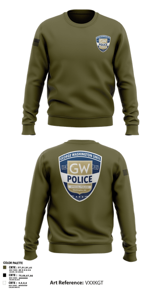 Crew Neck Sweatshirt, GWPD, , Teamtime, Team time, sublimation, custom sports apparel, team uniforms, spirit wear, spiritwear, sports uniforms, custom shirts, team store, custom team store, fundraiser sports, apparel fundraiser