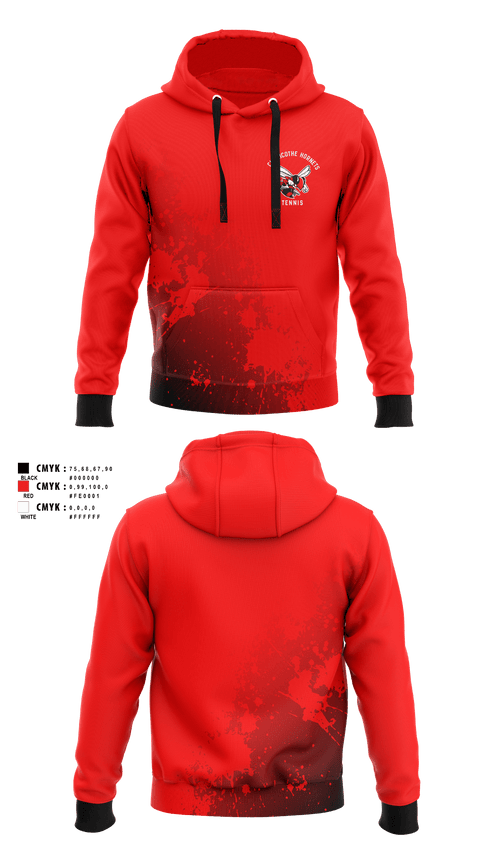 Hoodie, Chillicothe Hornets Tennis, Tennis, Teamtime, Team time, sublimation, custom sports apparel, team uniforms, spirit wear, spiritwear, sports uniforms, custom shirts, team store, custom team store, fundraiser sports, apparel fundraiser