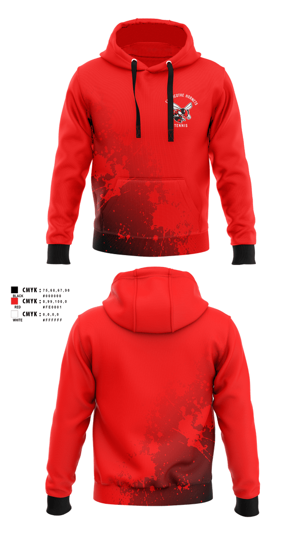 Hoodie, Chillicothe Hornets Tennis, Tennis, Teamtime, Team time, sublimation, custom sports apparel, team uniforms, spirit wear, spiritwear, sports uniforms, custom shirts, team store, custom team store, fundraiser sports, apparel fundraiser