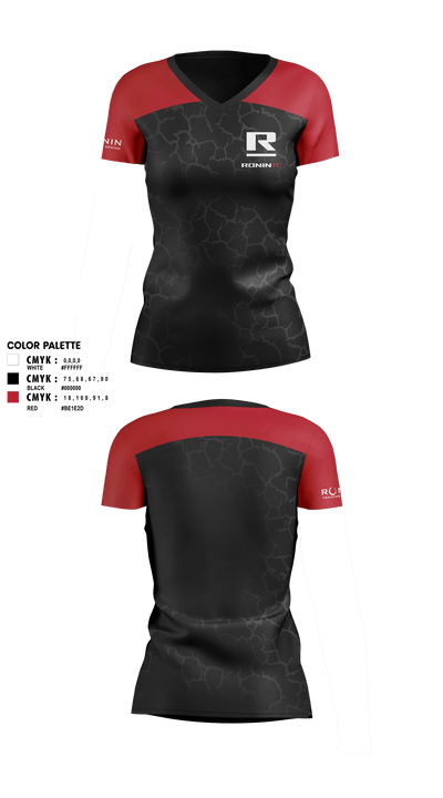 Ronin TC Women's Short Sleeve V-neck Shirt - 2