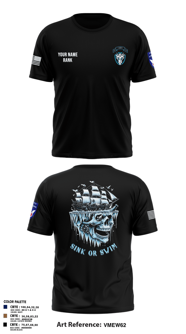 Old School Cotton Feel Shirt, HQ, 95th CM CO, Army, Teamtime, Team time, sublimation, custom sports apparel, team uniforms, spirit wear, spiritwear, sports uniforms, custom shirts, team store, custom team store, fundraiser sports, apparel fundraiser