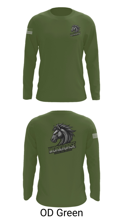 224th MI 54422647 Long Sleeve Performance Shirt 46