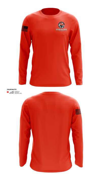 Ferallife Guards 79056222 Long Sleeve Performance Shirt 10