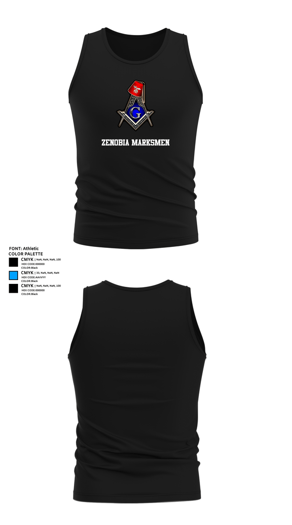Tank Top, Zenobia Marksmen, , Teamtime, Team time, sublimation, custom sports apparel, team uniforms, spirit wear, spiritwear, sports uniforms, custom shirts, team store, custom team store, fundraiser sports, apparel fundraiser