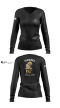 Seabee Wifes 97636160 Women's Long Sleeve V-neck Shirt - 1