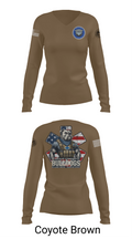Bravo Company Bulldogs 26926733 Women's Long Sleeve V-neck Shirt - 17