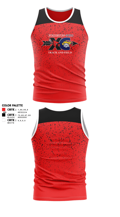 Forreston High School Track and Field 13556673 Tank Top - 1