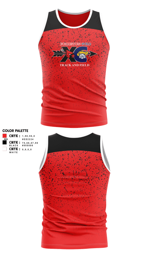 Tank Top, Forreston High School Track and Field, Track & Field, Teamtime, Team time, sublimation, custom sports apparel, team uniforms, spirit wear, spiritwear, sports uniforms, custom shirts, team store, custom team store, fundraiser sports, apparel fundraiser