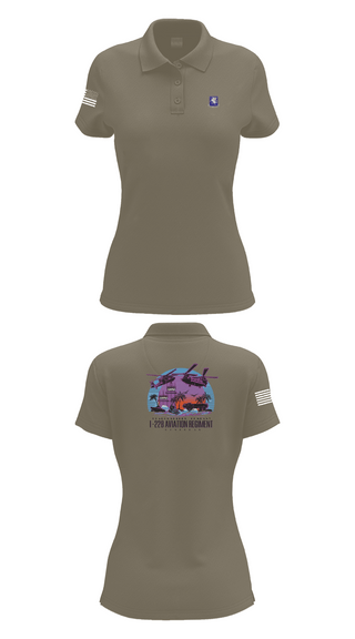 Womens Short Sleeve Performance Polo, 1-228 HHC Phantoms, , Teamtime, Team time, sublimation, custom sports apparel, team uniforms, spirit wear, spiritwear, sports uniforms, custom shirts, team store, custom team store, fundraiser sports, apparel fundraiser