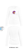 Mendota High School Track and Field 70023215 Women's Long Sleeve V-neck Shirt - 15