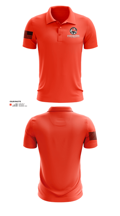 Ferallife Guards 79056222 Short Sleeve Performance Polo - 10