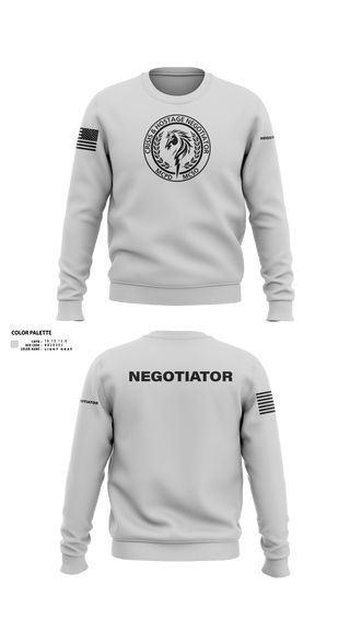 Crew Neck Sweatshirt, Montgomery County Police CNT, , Teamtime, Team time, sublimation, custom sports apparel, team uniforms, spirit wear, spiritwear, sports uniforms, custom shirts, team store, custom team store, fundraiser sports, apparel fundraiser