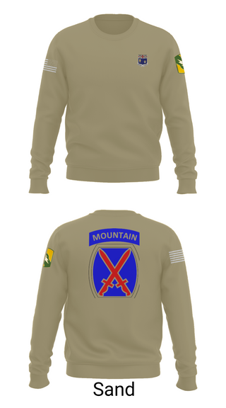 Crew Neck Sweatshirt, 1-155th, , Teamtime, Team time, sublimation, custom sports apparel, team uniforms, spirit wear, spiritwear, sports uniforms, custom shirts, team store, custom team store, fundraiser sports, apparel fundraiser