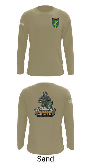 Long Sleeve Performance Shirt, D Co 436th CA BN, , Teamtime, Team time, sublimation, custom sports apparel, team uniforms, spirit wear, spiritwear, sports uniforms, custom shirts, team store, custom team store, fundraiser sports, apparel fundraiser