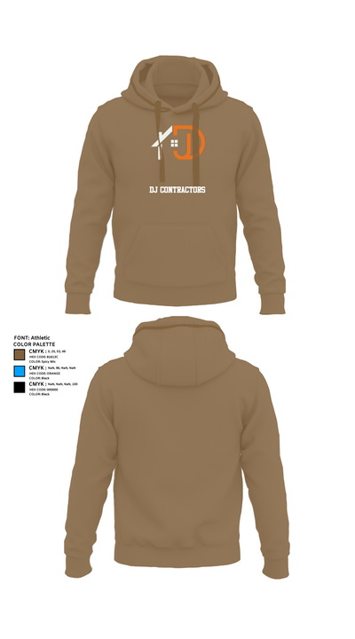 DJ CONTRACTORS 12982889 Hoodie - 4