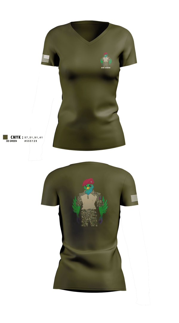 Womens Short Sleeve Vneck Shirt, 82nd Airborne, , Teamtime, Team time, sublimation, custom sports apparel, team uniforms, spirit wear, spiritwear, sports uniforms, custom shirts, team store, custom team store, fundraiser sports, apparel fundraiser