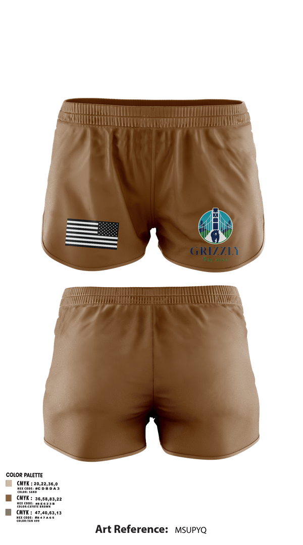 Ranger Panties, Grizzly bay area, , Teamtime, Team time, sublimation, custom sports apparel, team uniforms, spirit wear, spiritwear, sports uniforms, custom shirts, team store, custom team store, fundraiser sports, apparel fundraiser