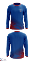 Presbyterian College Men's Tennis 5017736 Long Sleeve Performance Shirt 1
