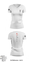 WIARNG Marksmanship 12854544 Women's Short Sleeve V-neck Shirt - 109