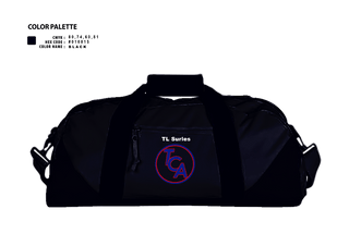Duffle Bag, TCA, , Teamtime, Team time, sublimation, custom sports apparel, team uniforms, spirit wear, spiritwear, sports uniforms, custom shirts, team store, custom team store, fundraiser sports, apparel fundraiser
