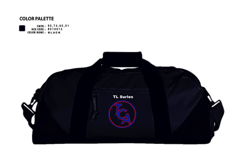 Duffle Bag, TCA, , Teamtime, Team time, sublimation, custom sports apparel, team uniforms, spirit wear, spiritwear, sports uniforms, custom shirts, team store, custom team store, fundraiser sports, apparel fundraiser