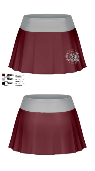 Skort, Amherst Lancers Tennis, Tennis, Teamtime, Team time, sublimation, custom sports apparel, team uniforms, spirit wear, spiritwear, sports uniforms, custom shirts, team store, custom team store, fundraiser sports, apparel fundraiser