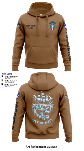 Hoodie, HQ, 95th CM CO, Army, Teamtime, Team time, sublimation, custom sports apparel, team uniforms, spirit wear, spiritwear, sports uniforms, custom shirts, team store, custom team store, fundraiser sports, apparel fundraiser