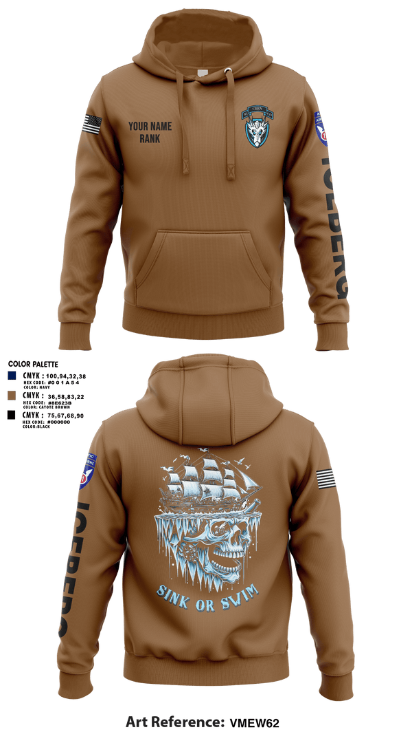 Hoodie, HQ, 95th CM CO, Army, Teamtime, Team time, sublimation, custom sports apparel, team uniforms, spirit wear, spiritwear, sports uniforms, custom shirts, team store, custom team store, fundraiser sports, apparel fundraiser